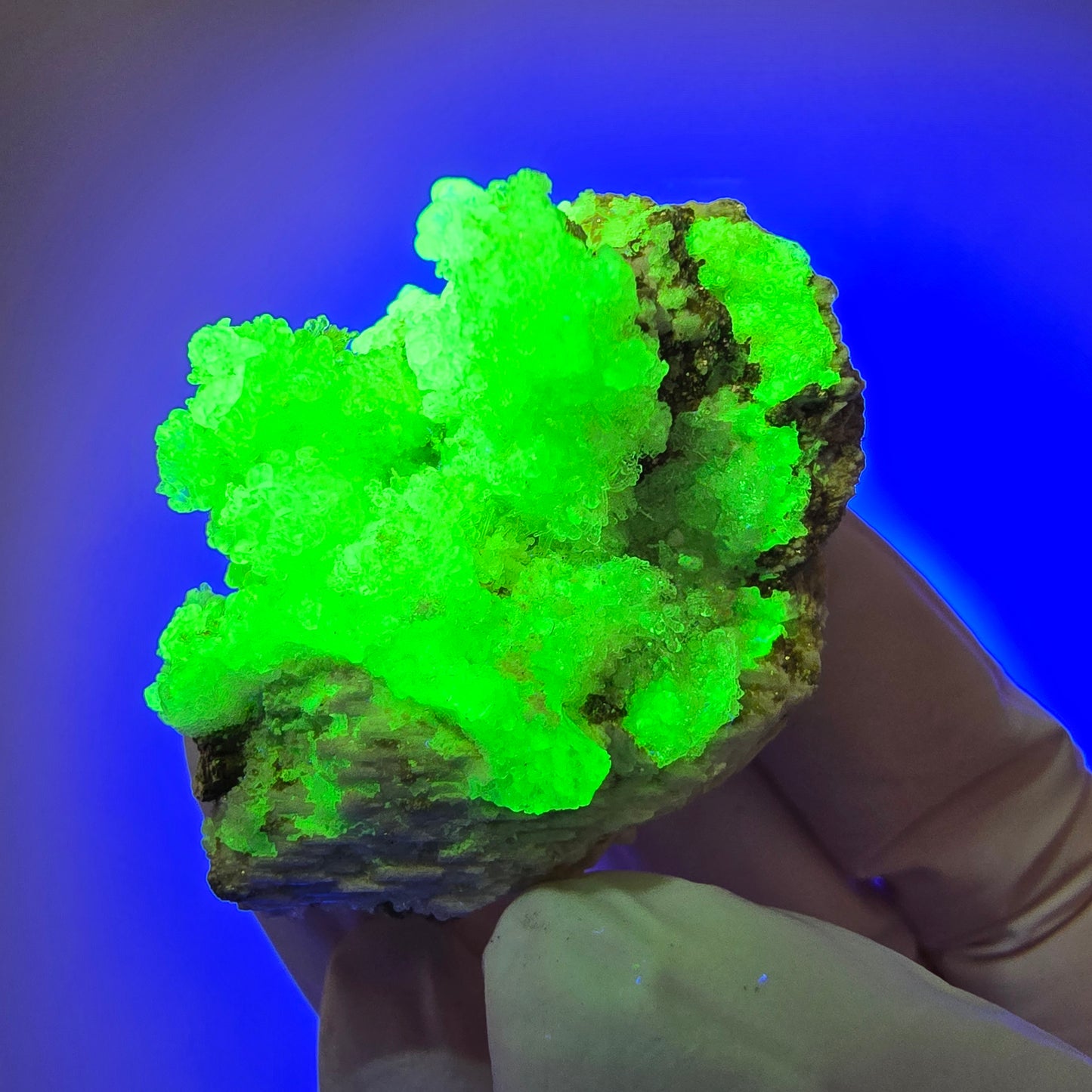 Seltene Hyalit Opal, Orthoklas, Muskovit Stufe Erongo, Namibia 40*32*30mm #12225