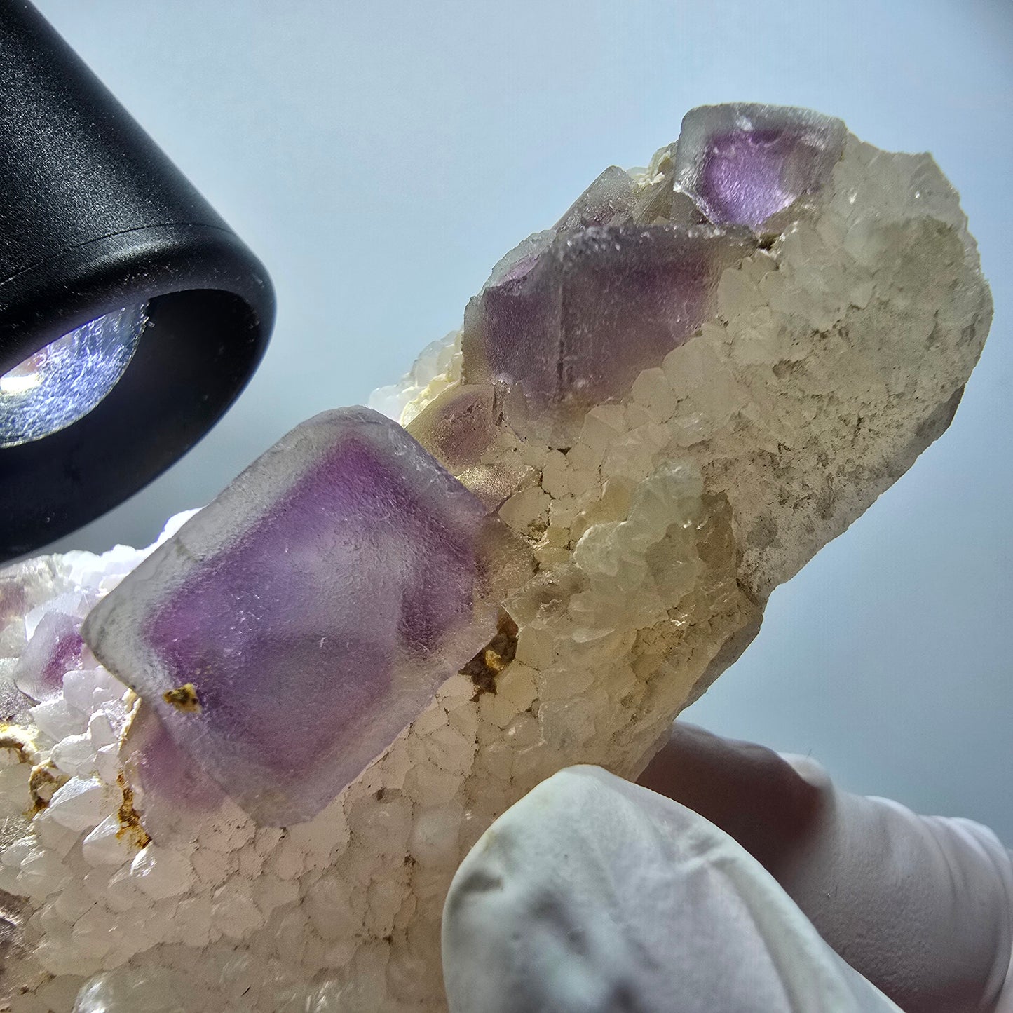 Phantom Fluorite Cube, Quartz Specimen, Green Purple Omehane, Namibia 82*38*23mm #12237 