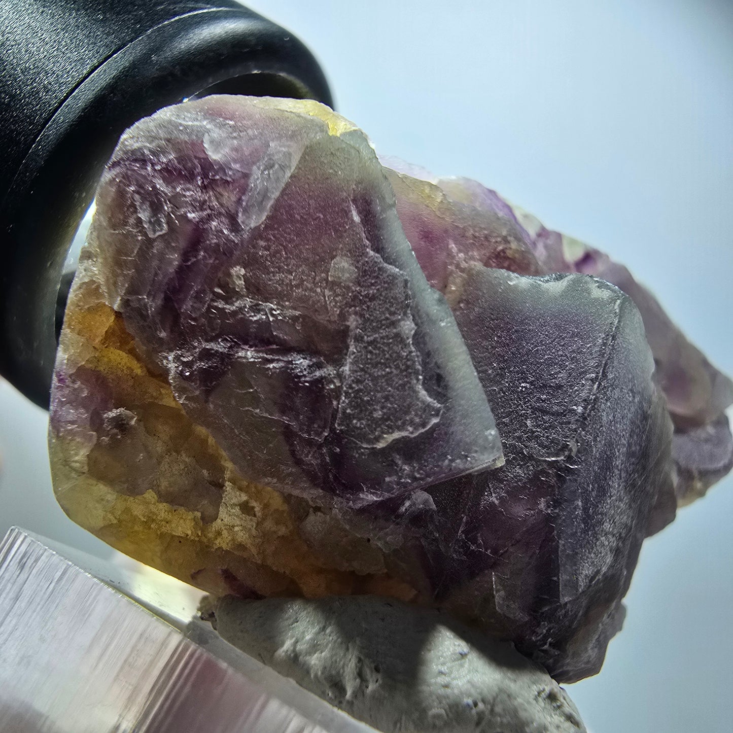 Phantom Fluorite Cube, Quartz Specimen, Green Purple Omehane, Namibia 47*28*21mm #12245 