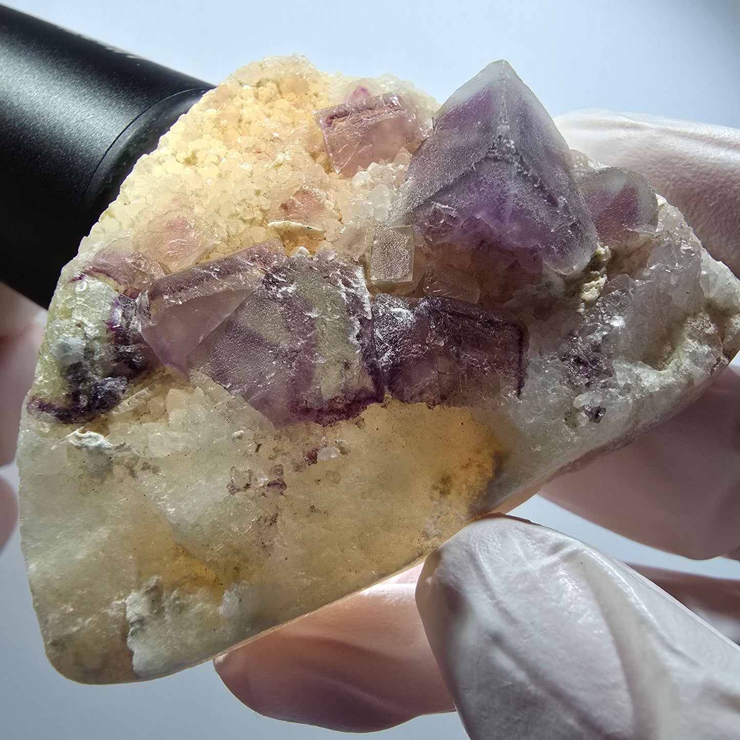 Phantom Fluorite Cube, Quartz Specimen, Green Purple Omehane, Namibia 62*45*21mm #12250 