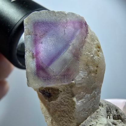 Phantom Fluorite Cube, Quartz Specimen, Green Purple Omehane, Namibia 32*27*23mm #12251 