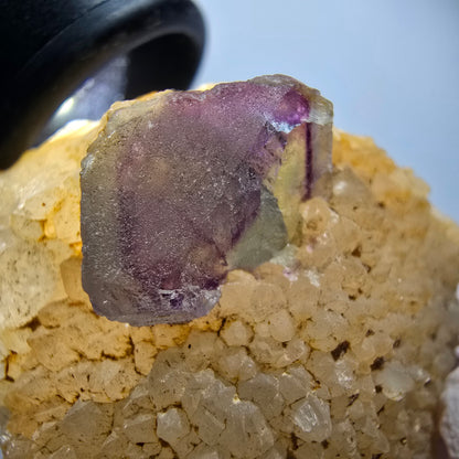 Phantom Fluorite Cube, Quartz Specimen, Green Purple Omehane, Namibia 50*49*24mm #12272 