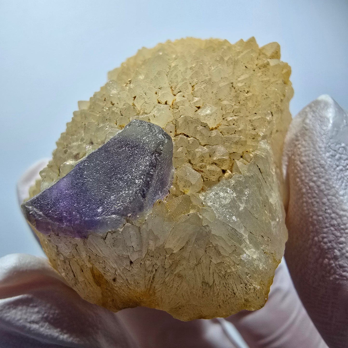 Phantom Fluorite Cube, Quartz Specimen, Green Purple Omehane, Namibia 50*49*24mm #12272 