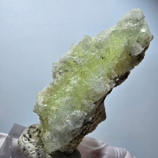 Seltene Hyalit Opal, Orthoklas Stufe (UV Mineral) Erongo, Namibia 59*34*25mm #12276