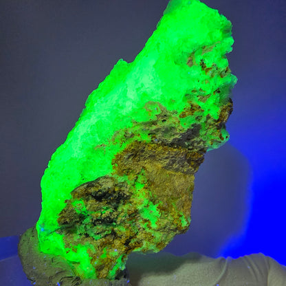 Rare Hyalite Opal, Orthoclase Specimen (UV Mineral) Erongo, Namibia 59*34*25mm #12276 