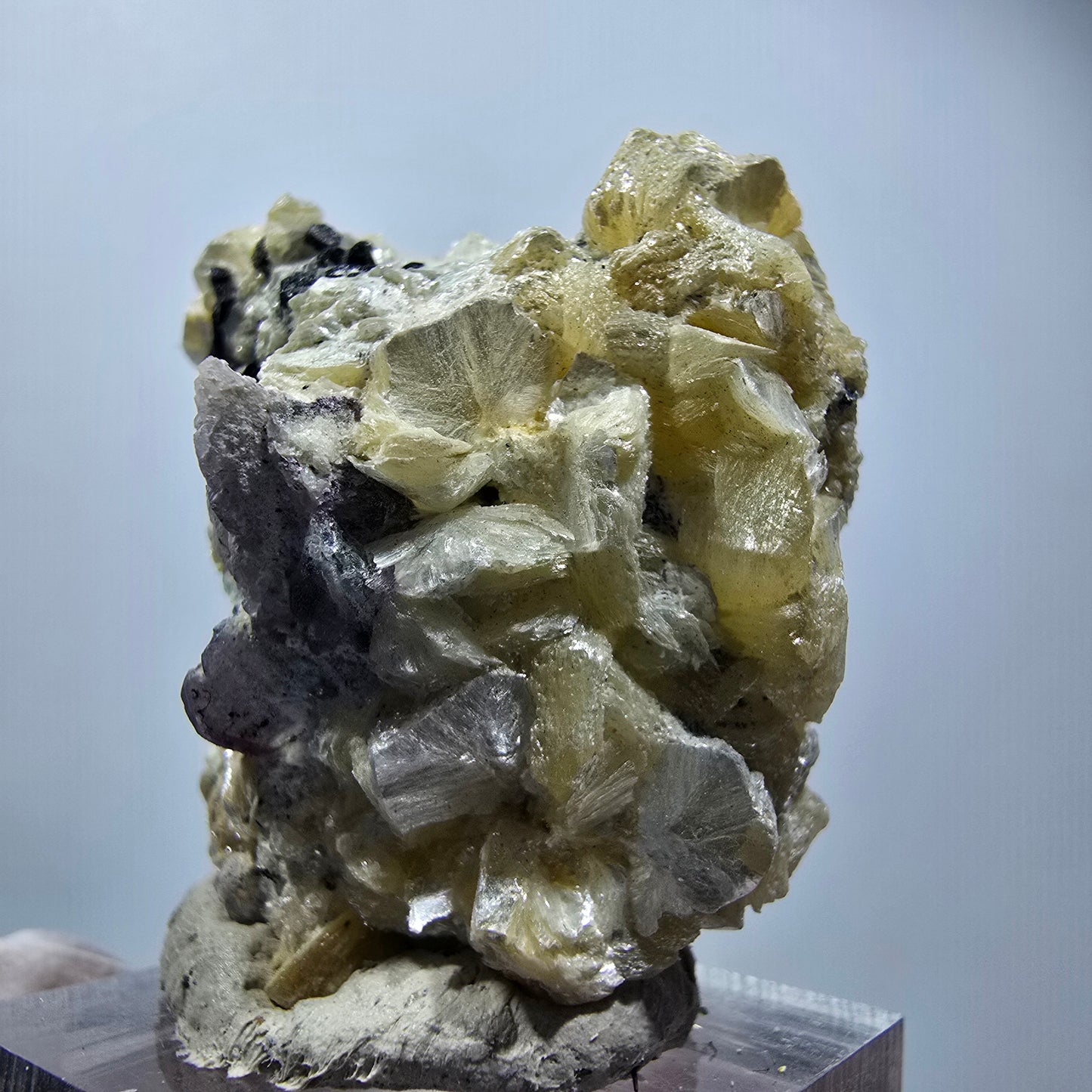 Schörl tourmaline, fluorite cube, muscovite stage Erongo, Namibia 41*38*32mm #12277 