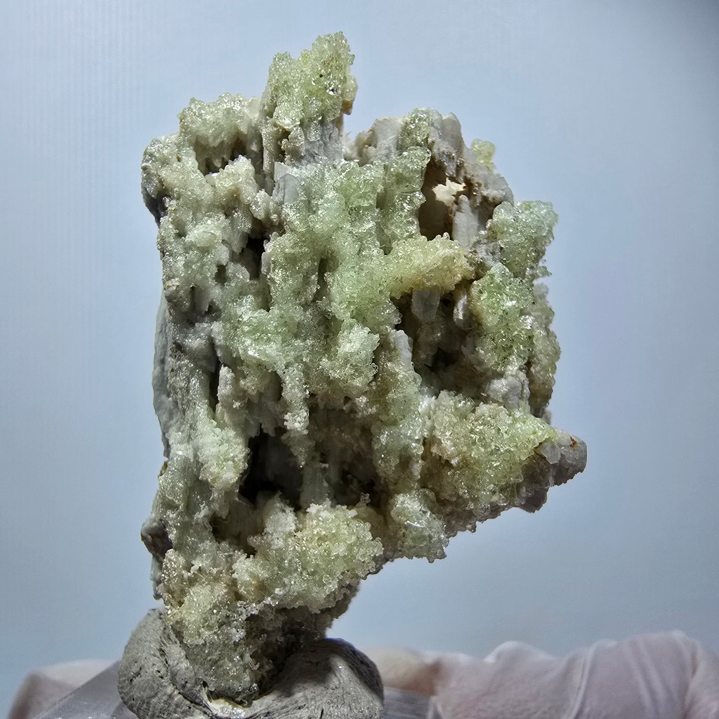 Rare Hyalite Opal, Muscovite, Orthoclase Specimen (UV Mineral) Erongo, Namibia 45*40*28mm #12278 