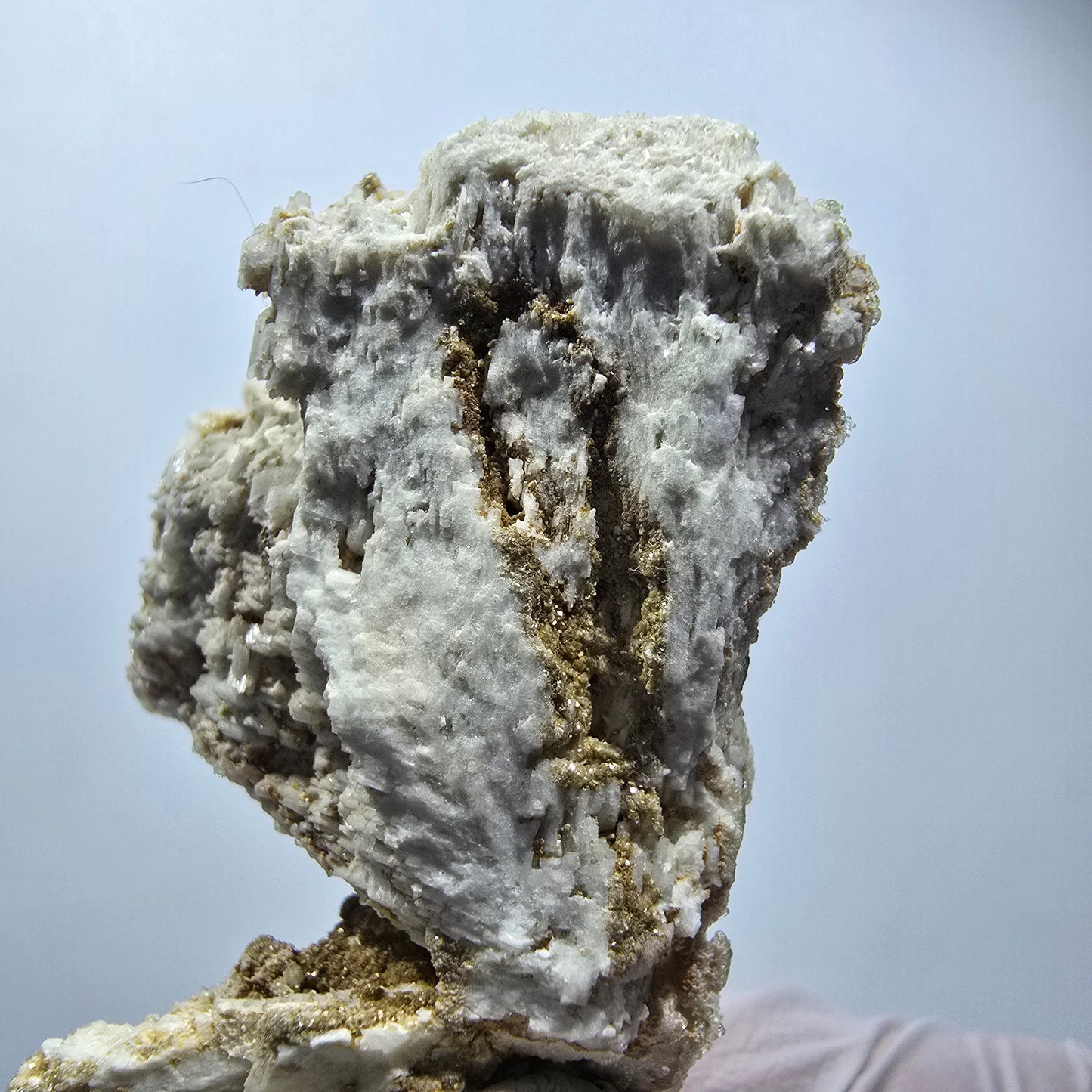 Rare Hyalite Opal, Muscovite, Orthoclase Specimen (UV Mineral) Erongo, Namibia 45*40*28mm #12278 
