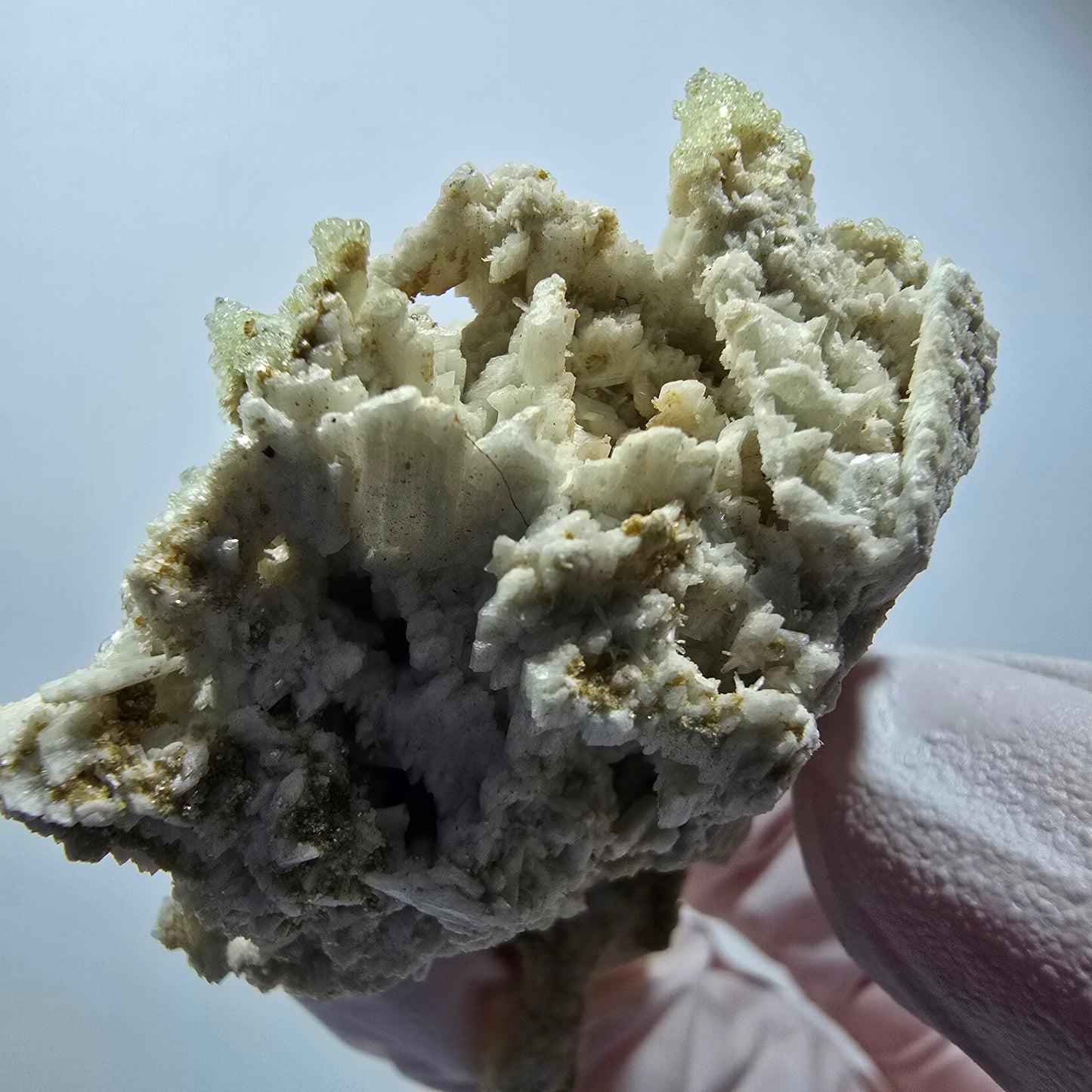 Rare Hyalite Opal, Muscovite, Orthoclase Specimen (UV Mineral) Erongo, Namibia 45*40*28mm #12278 