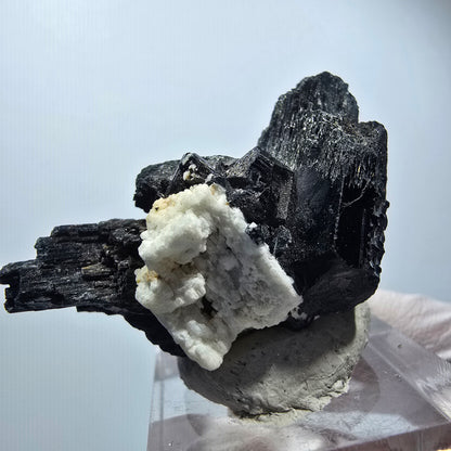 Seltene Schörl Turmalin, Orthoklas Stufe Erongo, Namibia 39*34*24mm #12279
