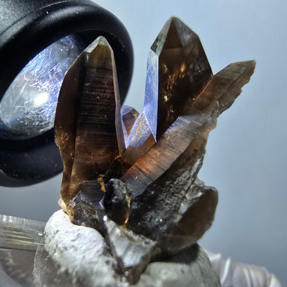 Rare smoky quartz, schorl tourmaline, orthoclase specimen Erongo, Namibia 40*30*19mm #12282 