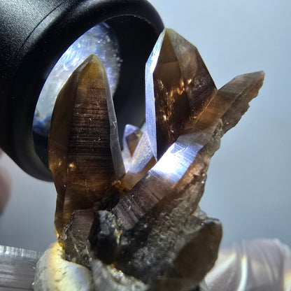 Rare smoky quartz, schorl tourmaline, orthoclase specimen Erongo, Namibia 40*30*19mm #12282 