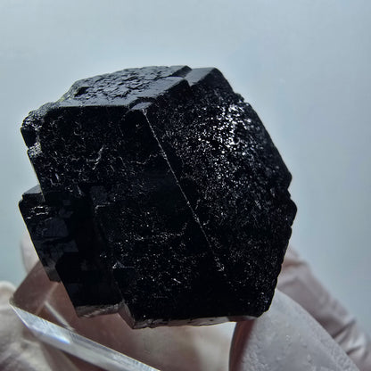Rare cristal de tourmaline schorl symétrique, Erongo, Namibie, 31*31*22 mm #12283 