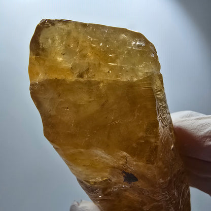 XL Natürlicher Honig Calcit Kristall, gelb orange Erongo, Namibia 163*45*36mm #12295