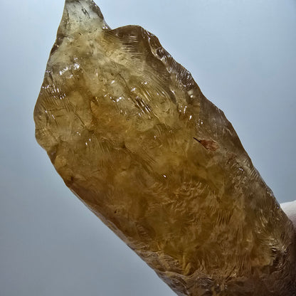 XL Natürlicher Honig Calcit Kristall, gelb orange Erongo, Namibia 163*45*36mm #12295