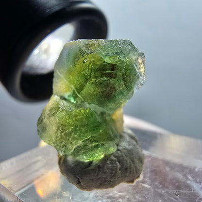 Rare phantom fluorite, muscovite specimen Erongo, Namibia 17*11*9mm #12331 