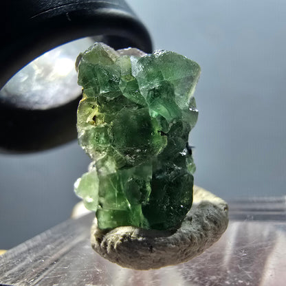 Phantom Fluorite, Schorl Tourmaline, Muscovite Specimen Erongo, Namibia 18*12*9mm #12334 