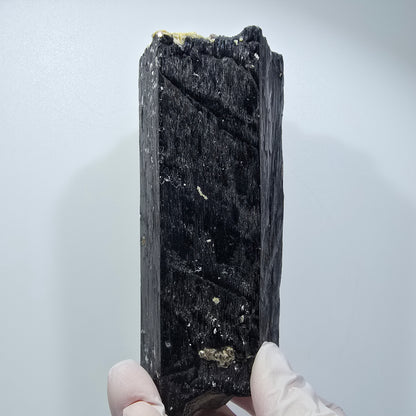 XL Schorl Tourmaline Crystal with Fluorite, Muscovite Erongo, Namibia 127*50*46mm #12352