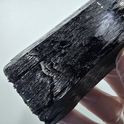 XL Schorl Tourmaline Crystal with Fluorite, Muscovite Erongo, Namibia 127*50*46mm #12352