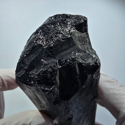 XL Schorl Tourmaline Crystal with Fluorite, Muscovite Erongo, Namibia 127*50*46mm #12352
