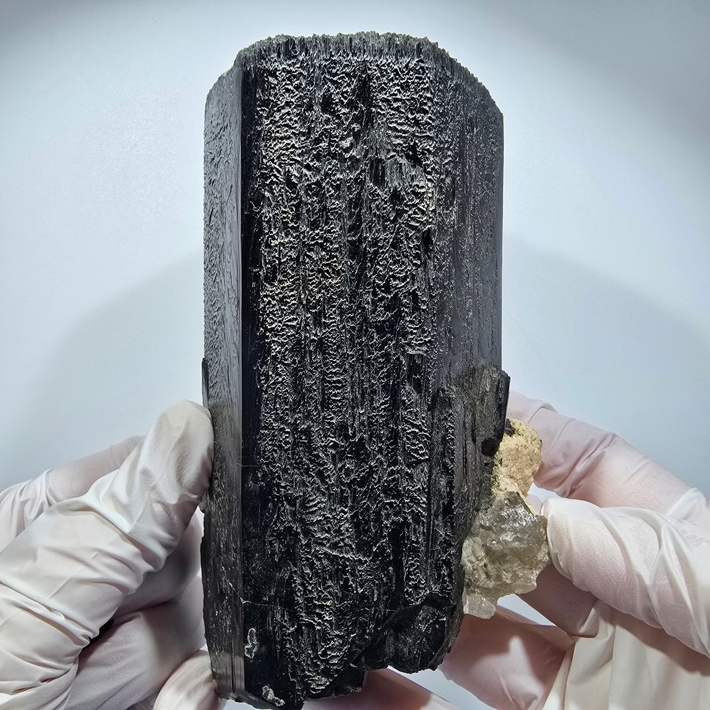XXL Schorl Tourmaline with Smoky Quartz, Orthoclase Erongo, Namibia 144*71*66mm #12353