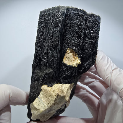 XXL Schorl Tourmaline with Smoky Quartz, Orthoclase Erongo, Namibia 144*71*66mm #12353