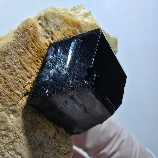 Rare Schorl Tourmaline, Orthoclase Specimen Erongo, Namibia 88*38*28mm #12373