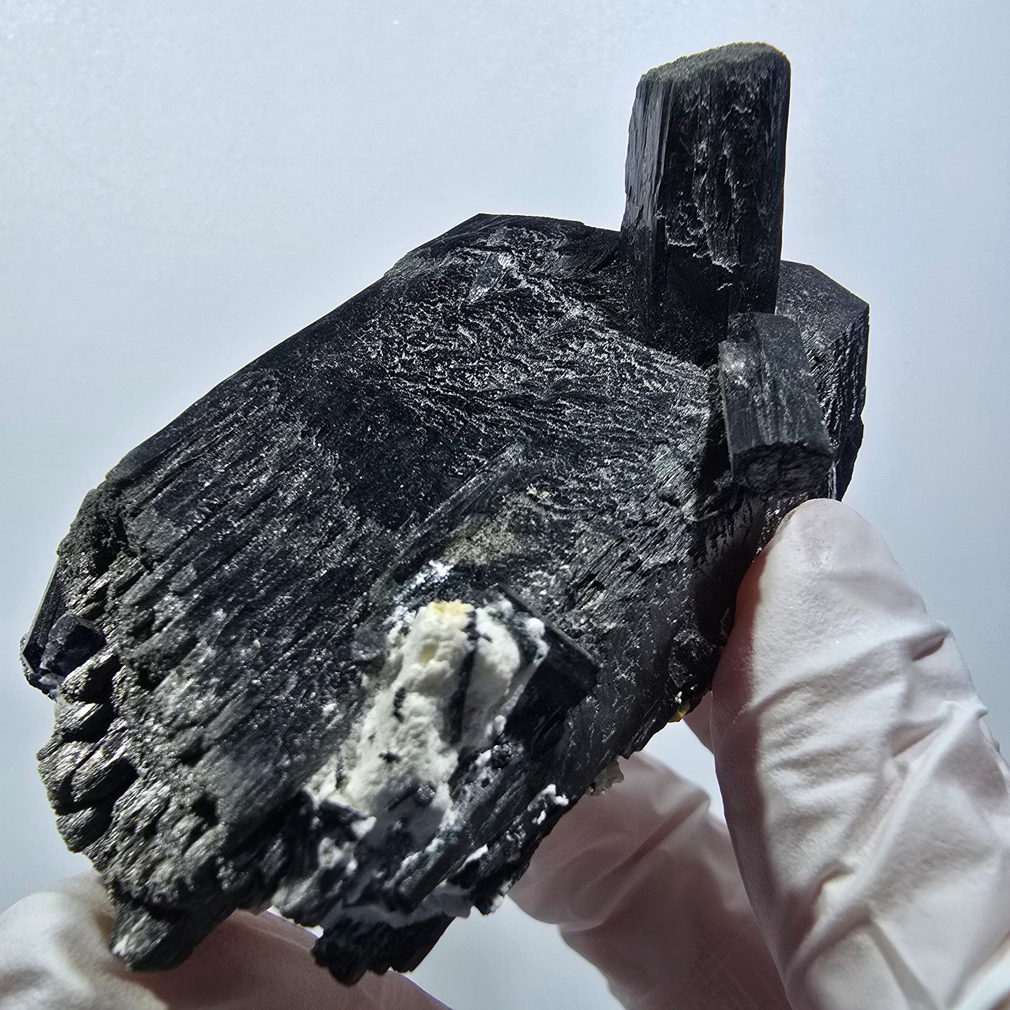 Rare Tourmaline Schorl, Fluorine, Orthose Erongo, Namibie 68*43*35mm #12374
