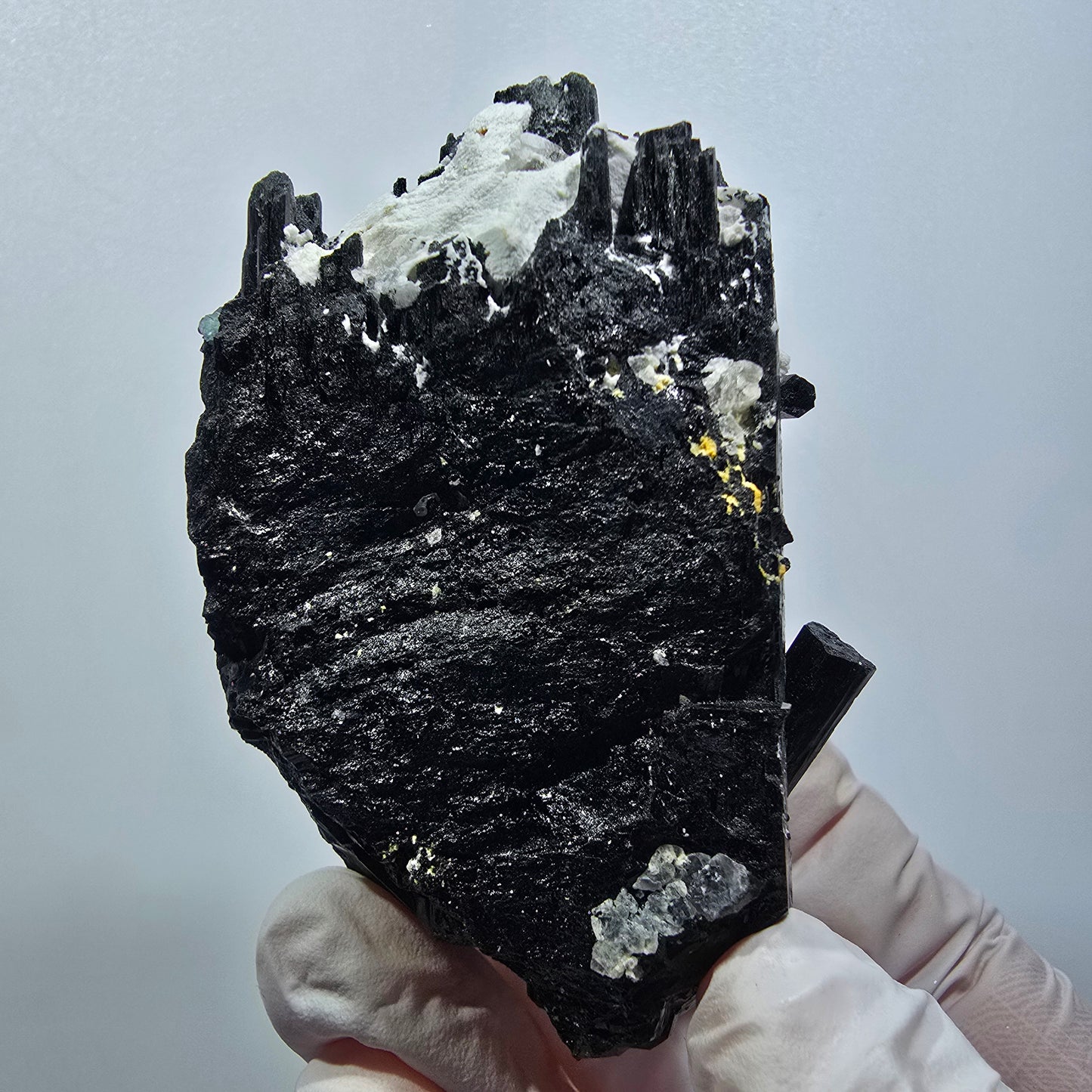 Rare Tourmaline Schorl, Fluorine, Orthose Erongo, Namibie 68*43*35mm #12374