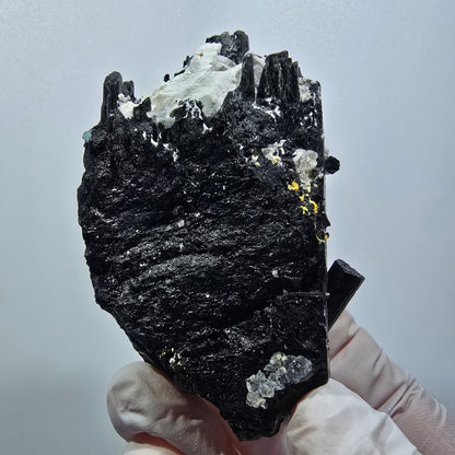 Rare Tourmaline Schorl, Fluorine, Orthose Erongo, Namibie 68*43*35mm #12374