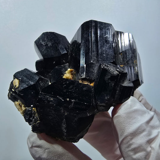 Rare Schorl Tourmaline, Orthoclase Specimen Erongo, Namibia 70*53*31mm #12375