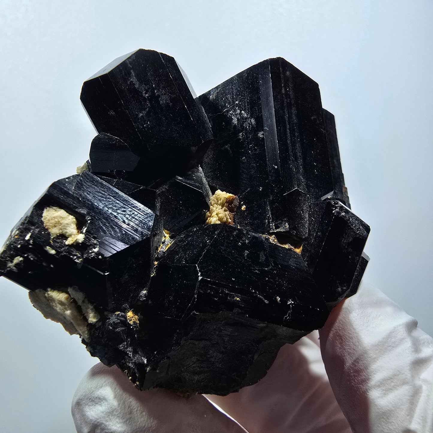 Seltene Schörl Turmalin, Orthoklas Stufe Erongo, Namibia 70*53*31mm #12375