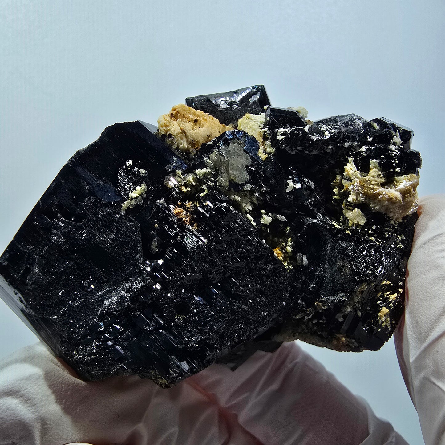 Seltene Schörl Turmalin, Orthoklas Stufe Erongo, Namibia 70*53*31mm #12375