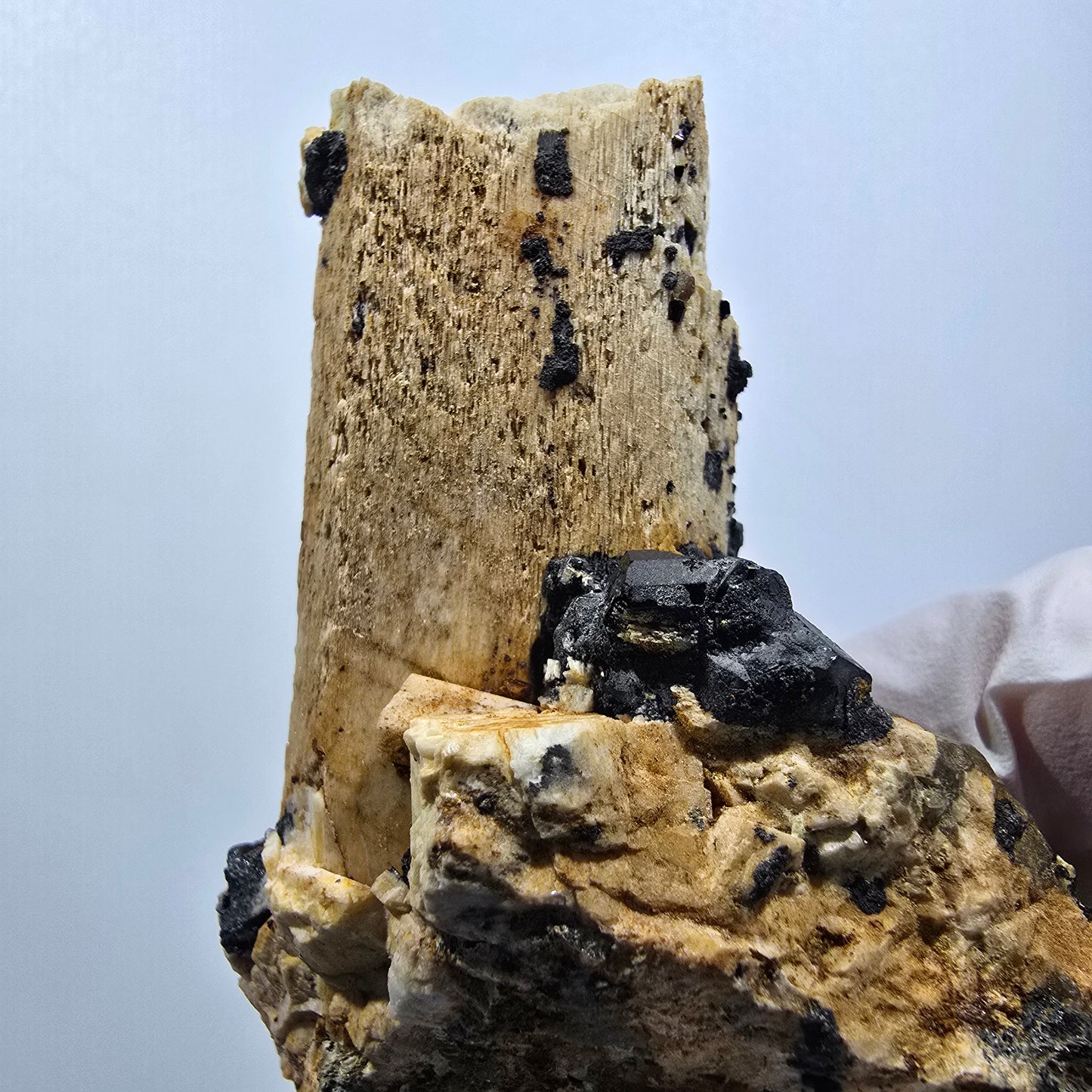 Rare Schorl Tourmaline, Smoky Quartz, Orthoclase Specimen Erongo, Namibia 84*56*42mm #12380