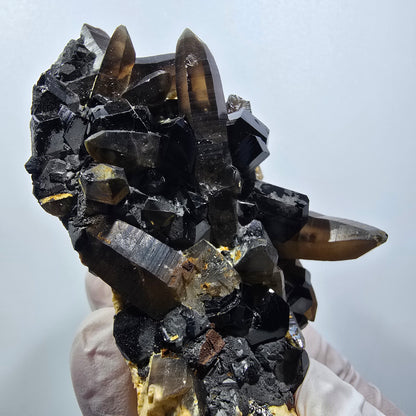Rare Schorl Tourmaline, Smoky Quartz, Orthoclase Specimen Erongo, Namibia 86*54*49mm #12381