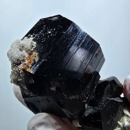 Tourmaline Schorl rare, Opale Hyalite, Orthose Erongo, Namibie 71*43*32mm #12386
