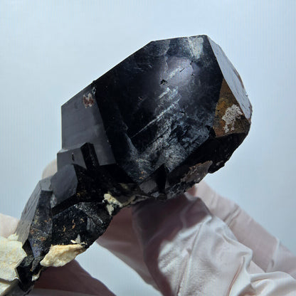 Tourmaline Schorl rare, Opale Hyalite, Orthose Erongo, Namibie 71*43*32mm #12386