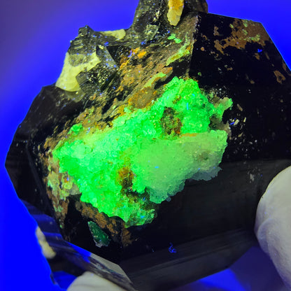 Tourmaline Schorl rare, Opale Hyalite, Orthose Erongo, Namibie 71*43*32mm #12386