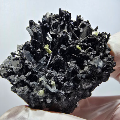 Seltene Schörl Turmalin, Rauchquarz, Muskovit Stufe Erongo, Namibia 52*52*39mm #12390