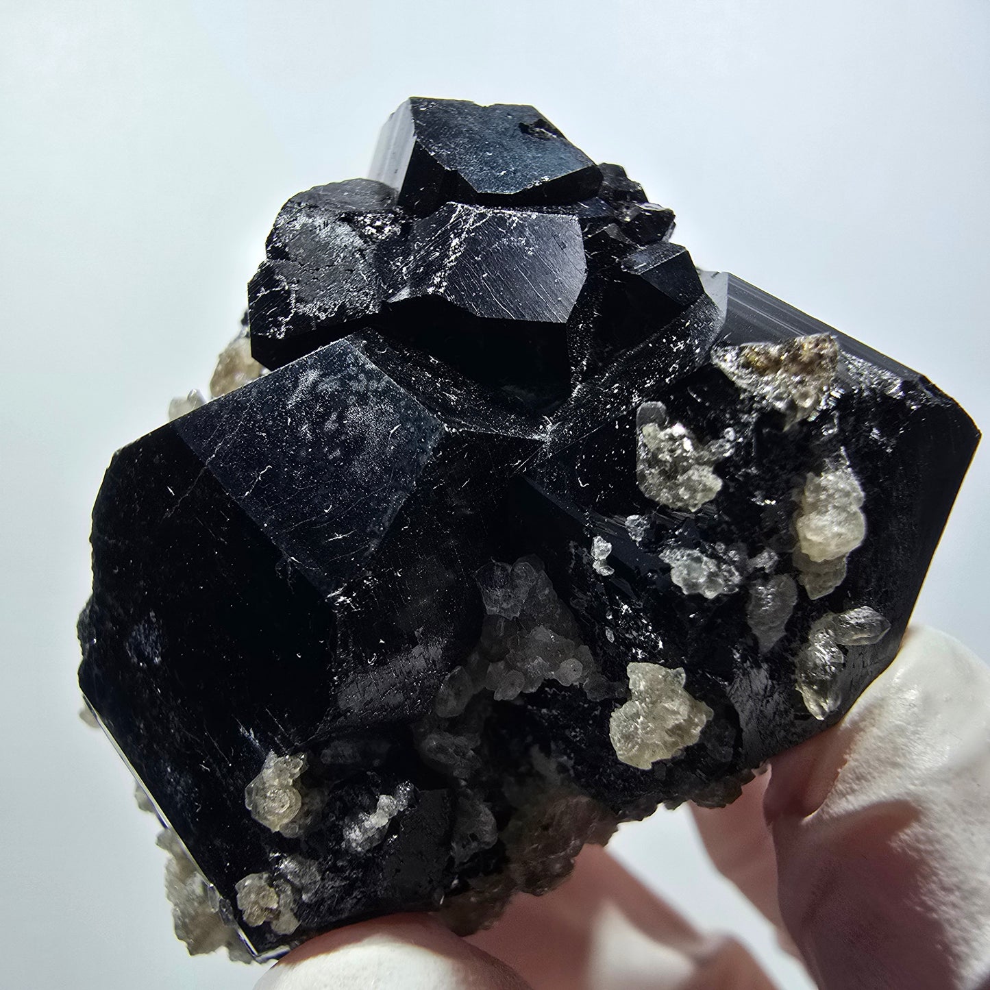 Seltene Schörl Turmalin, Rauchquarz Stufe Erongo, Namibia 45*44*41mm #12391
