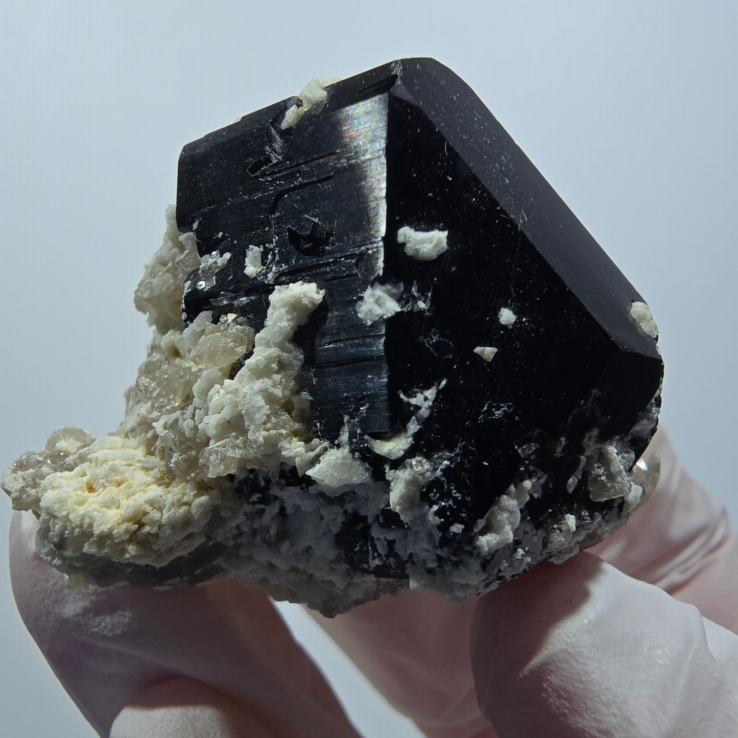Seltene Schörl Turmalin, Rauchquarz, Orthoklas Stufe Erongo, Namibia 51*36*35mm #12394