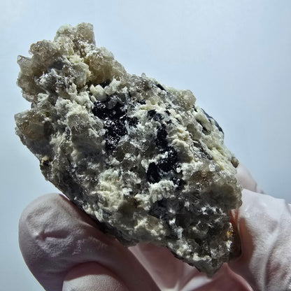 Seltene Schörl Turmalin, Rauchquarz, Orthoklas Stufe Erongo, Namibia 51*36*35mm #12394