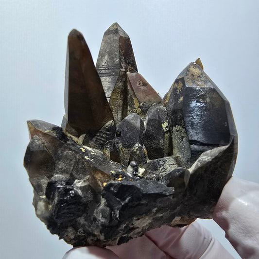 Seltene Schörl Turmalin, Rauchquarz Stufe Erongo, Namibia 66*52*46mm #12395