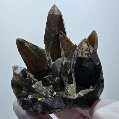 Seltene Schörl Turmalin, Rauchquarz Stufe Erongo, Namibia 66*52*46mm #12395
