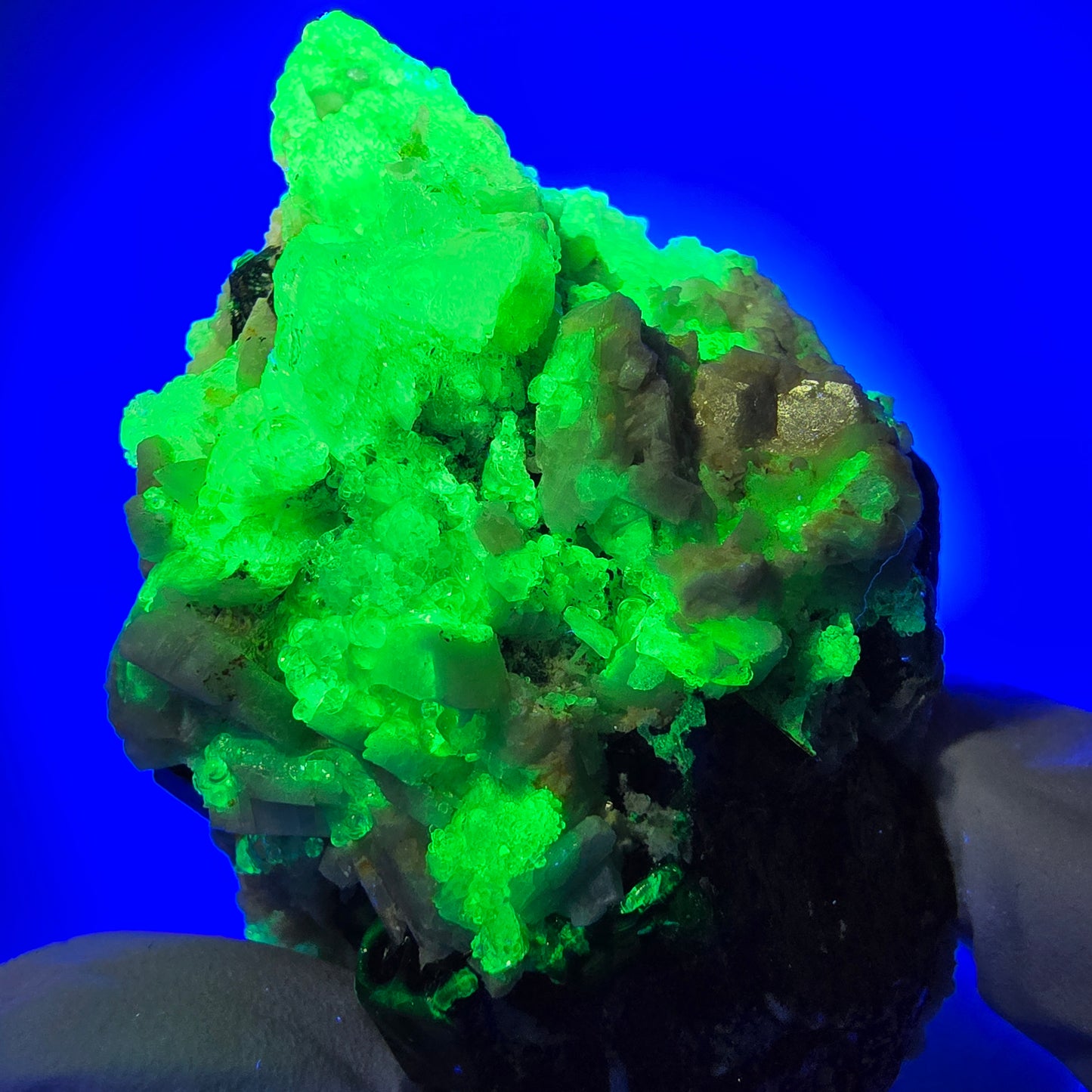 Rare Schorl Tourmaline, Hyalite Opal, Orthoclase Erongo, Namibia 65*48*36mm #12405