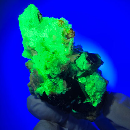 Rare Schorl Tourmaline, Hyalite Opal, Orthoclase Erongo, Namibia 65*48*36mm #12405
