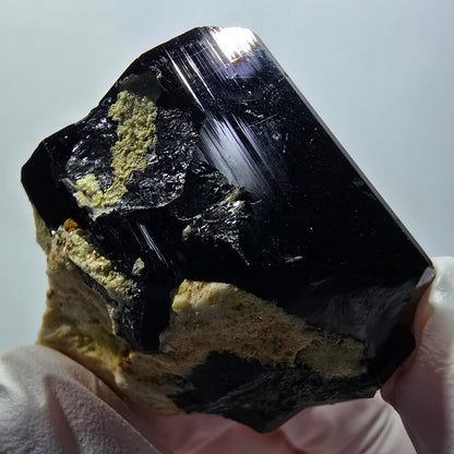 Tourmaline schorl rare, opale hyalite, orthose Erongo, Namibie 42*39*30mm #12406