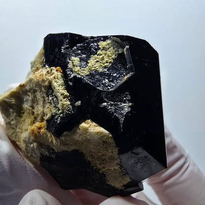 Tourmaline schorl rare, opale hyalite, orthose Erongo, Namibie 42*39*30mm #12406