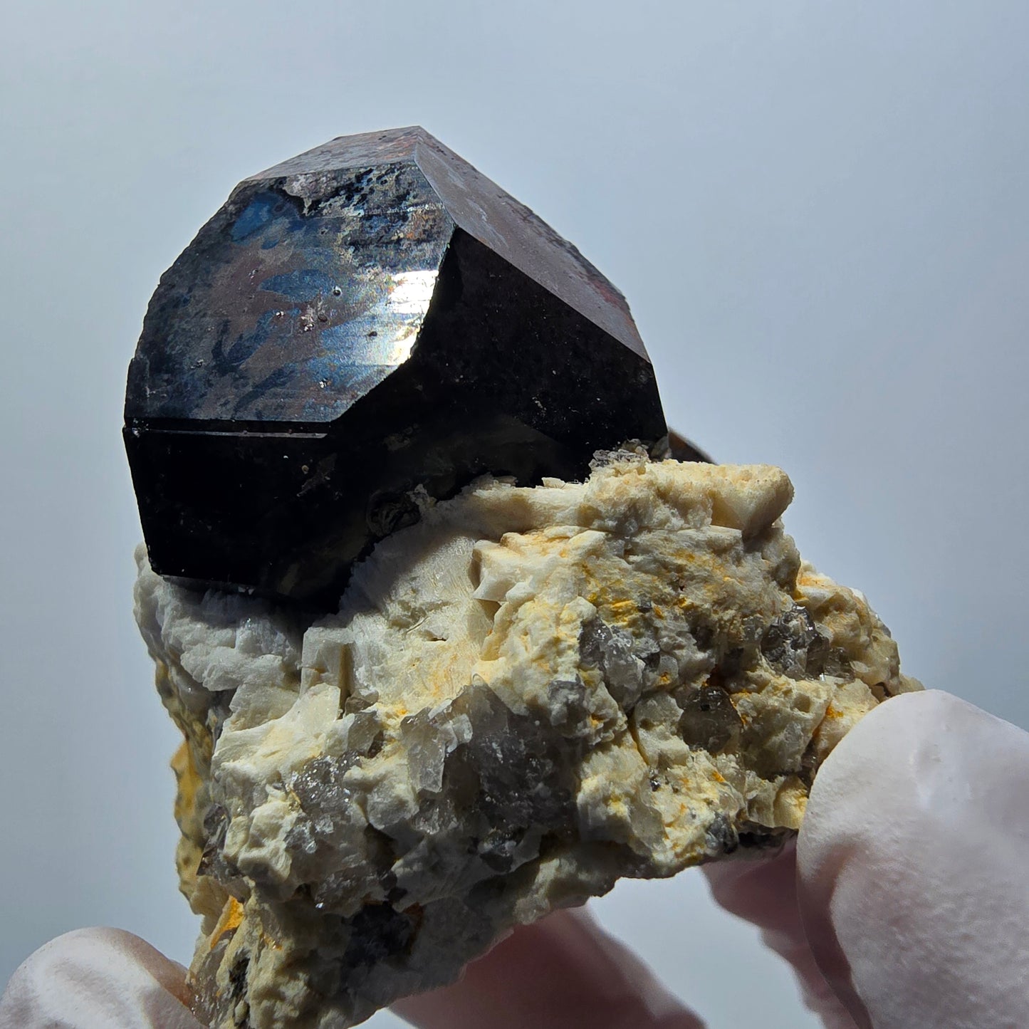 Rare Schorl Tourmaline, Hyalite Opal, Orthoclase Erongo, Namibia 53*50*49mm #12410
