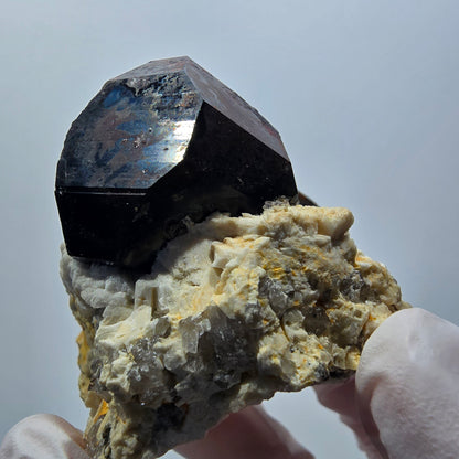 Rare Schorl Tourmaline, Hyalite Opal, Orthoclase Erongo, Namibia 53*50*49mm #12410